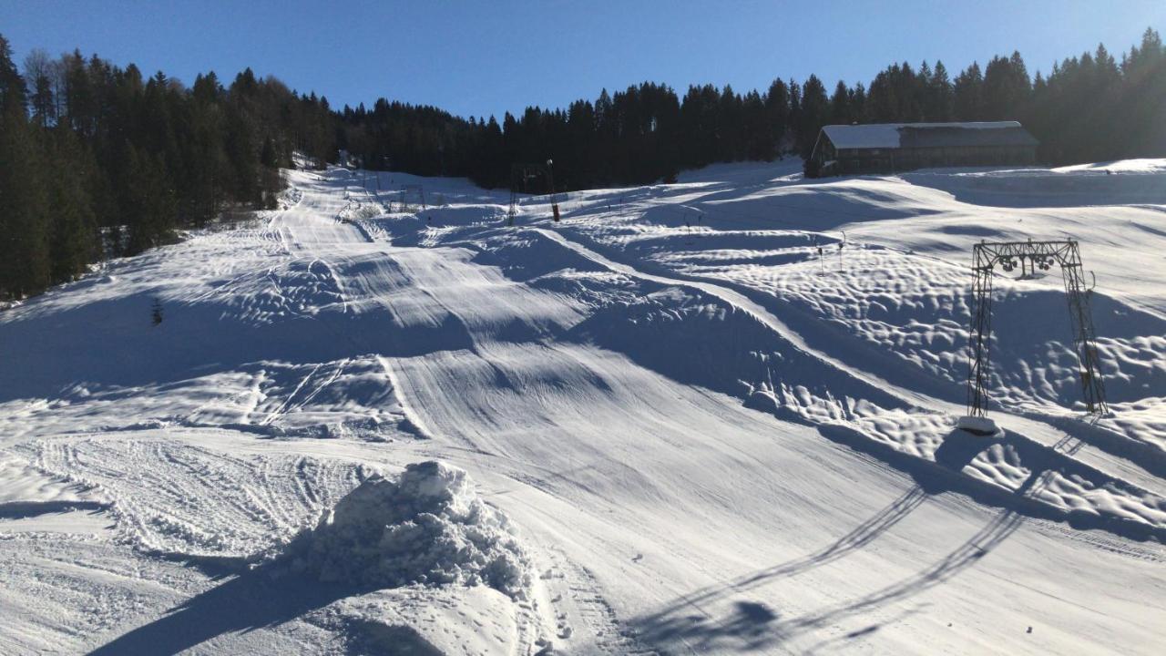 Ferienwohnung Morgentau Am Rande Der Wildnis Sibratsgfäll Exterior foto