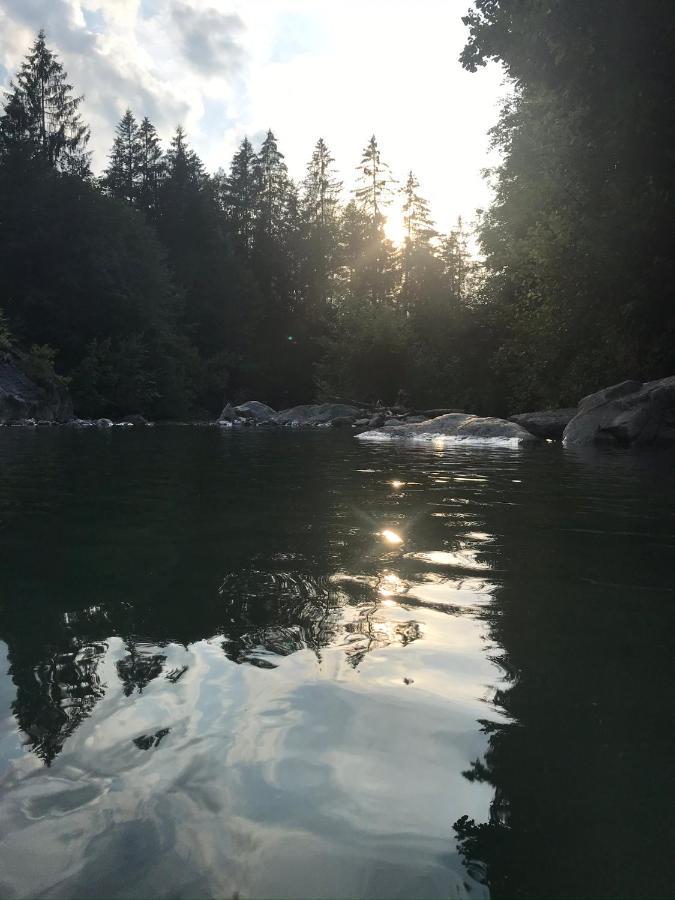Ferienwohnung Morgentau Am Rande Der Wildnis Sibratsgfäll Exterior foto