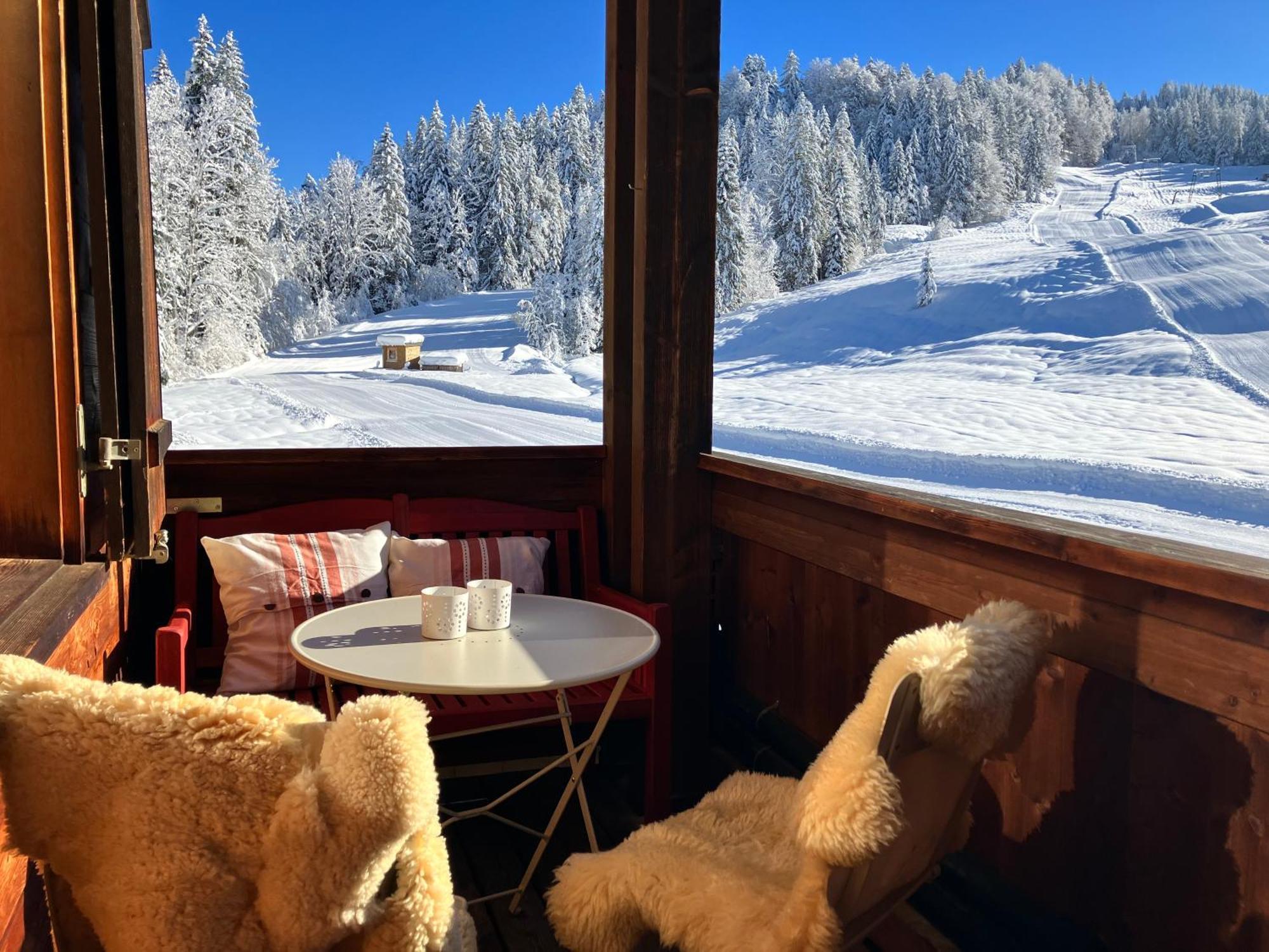 Ferienwohnung Morgentau Am Rande Der Wildnis Sibratsgfäll Exterior foto